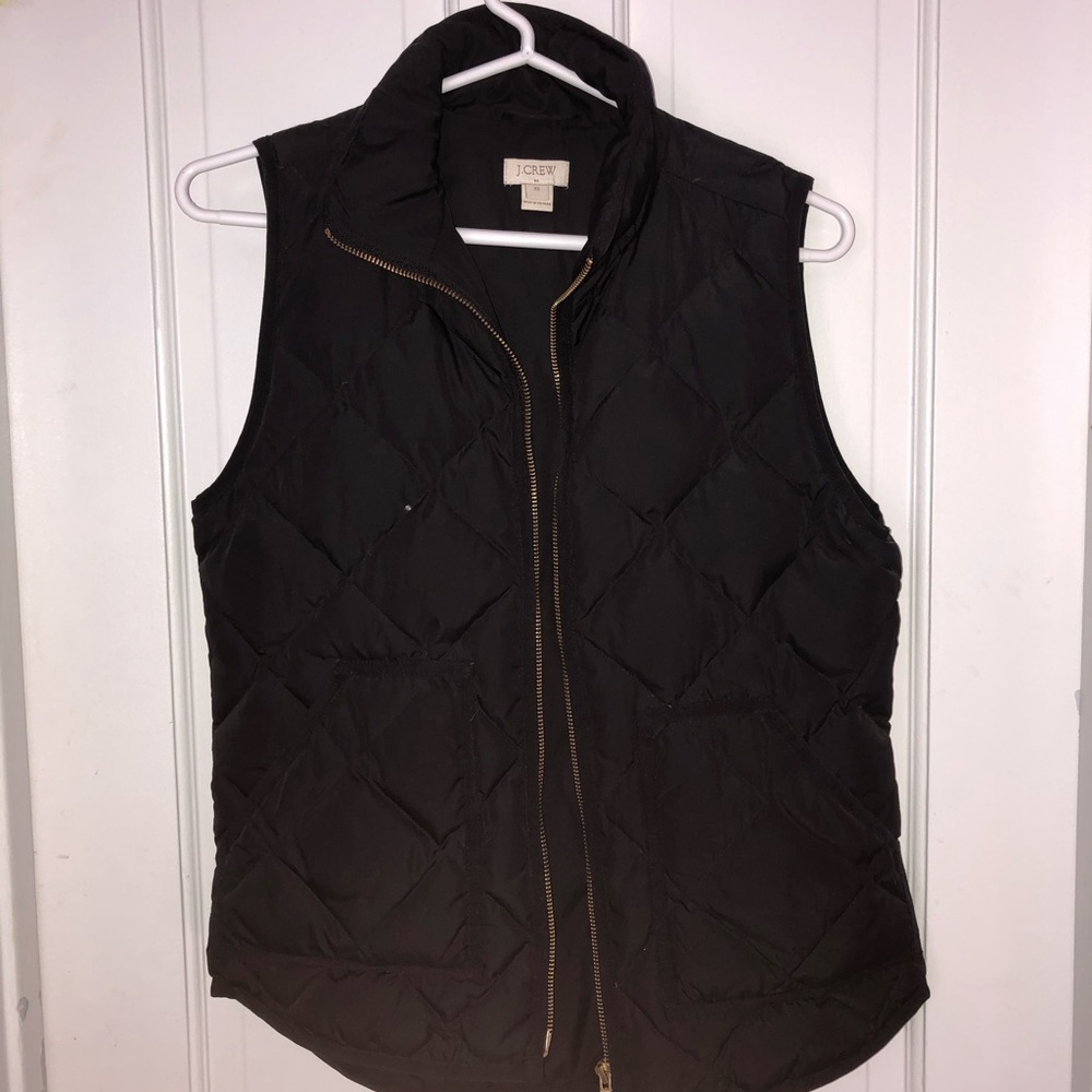 Jcrew Black Vest